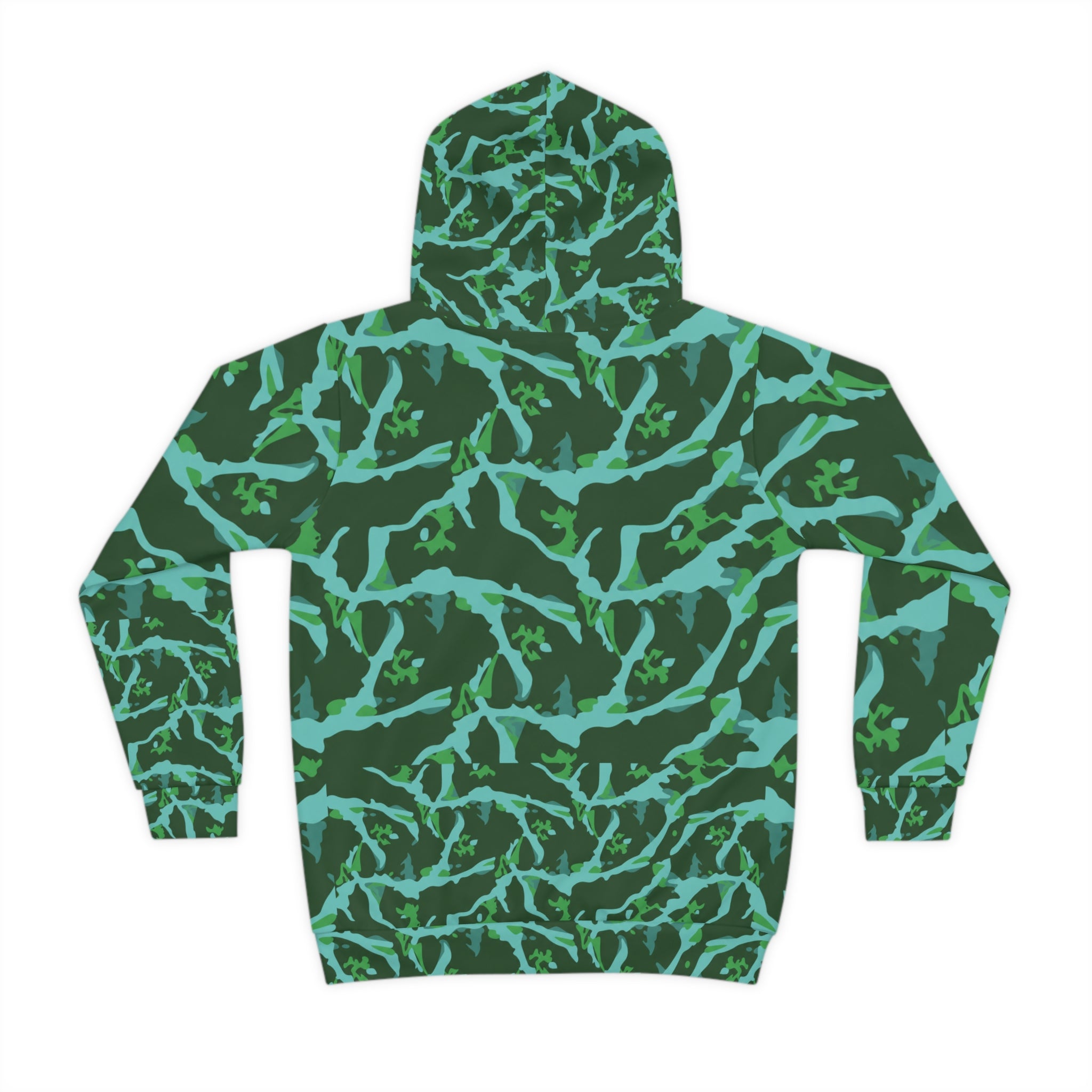Kids Swamp Aqua Camo Hoodie