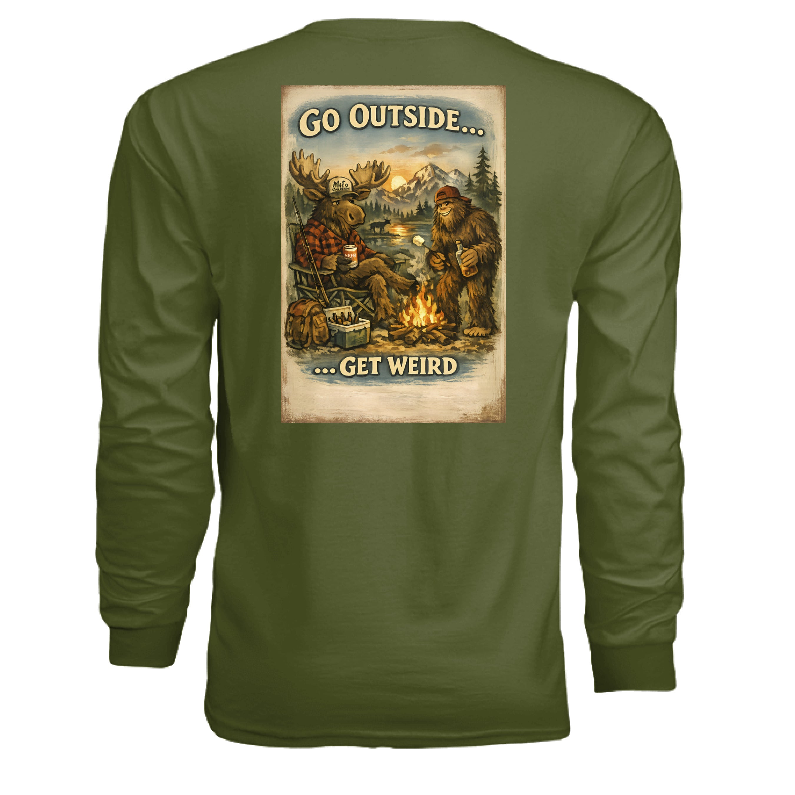 MILITARY GREEN - N3165 - BACK
