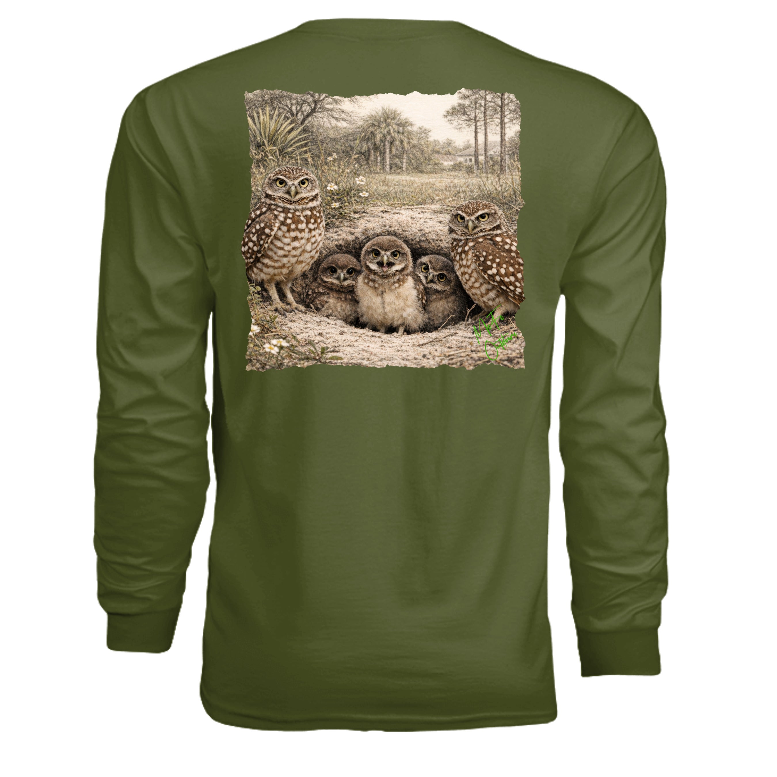 MILITARY GREEN - N3165 - BACK