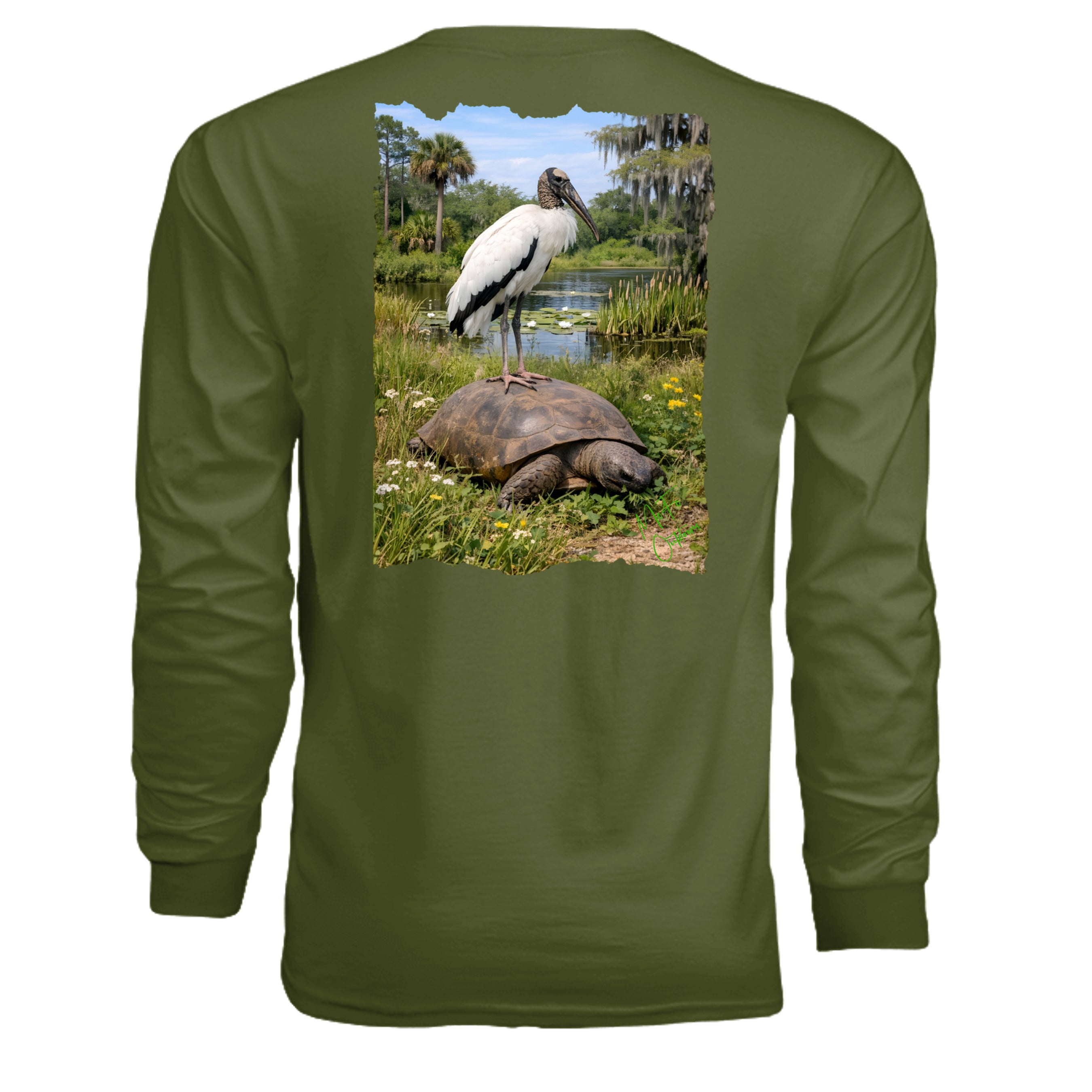 MILITARY GREEN - N3165 - BACK