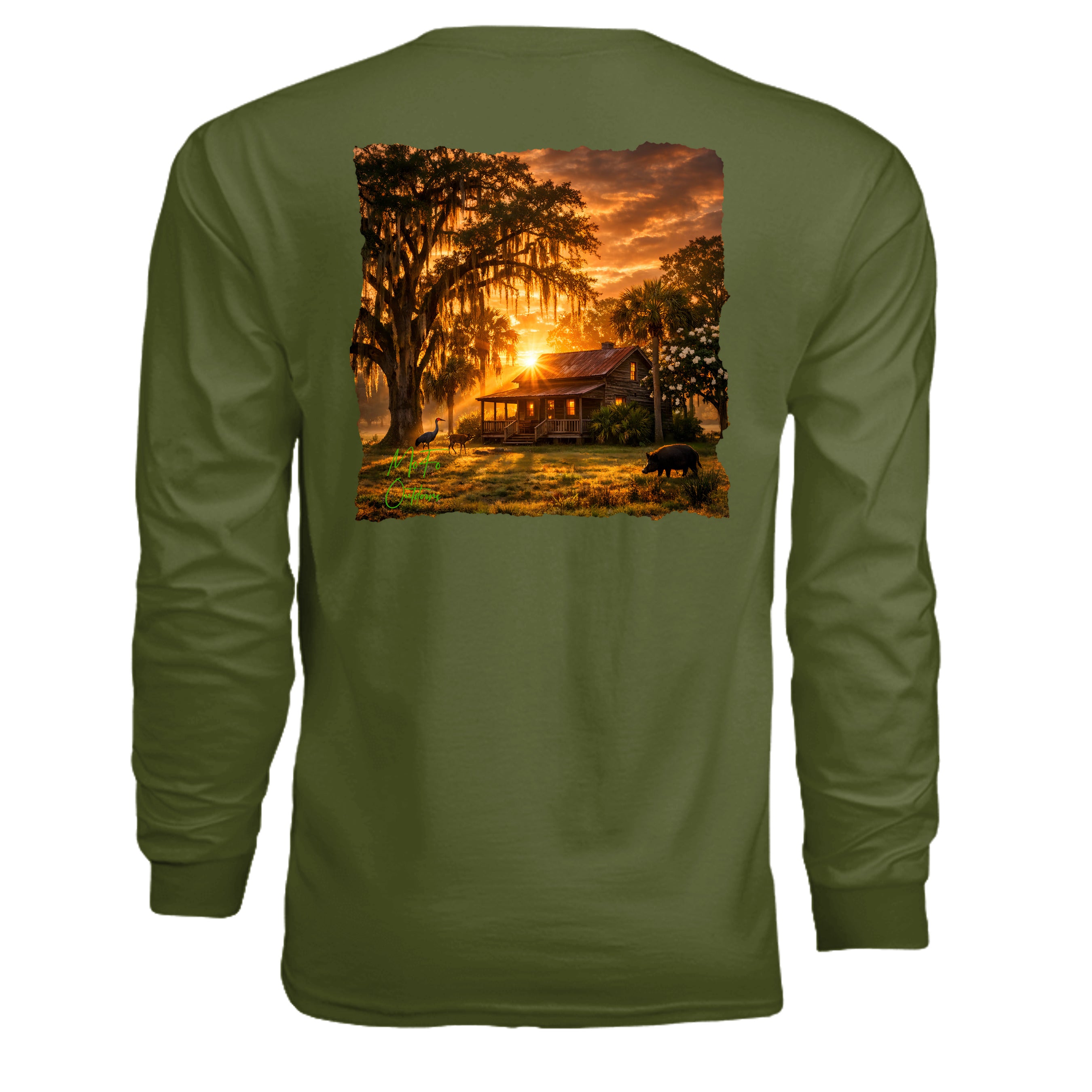 MILITARY GREEN - N3165 - BACK