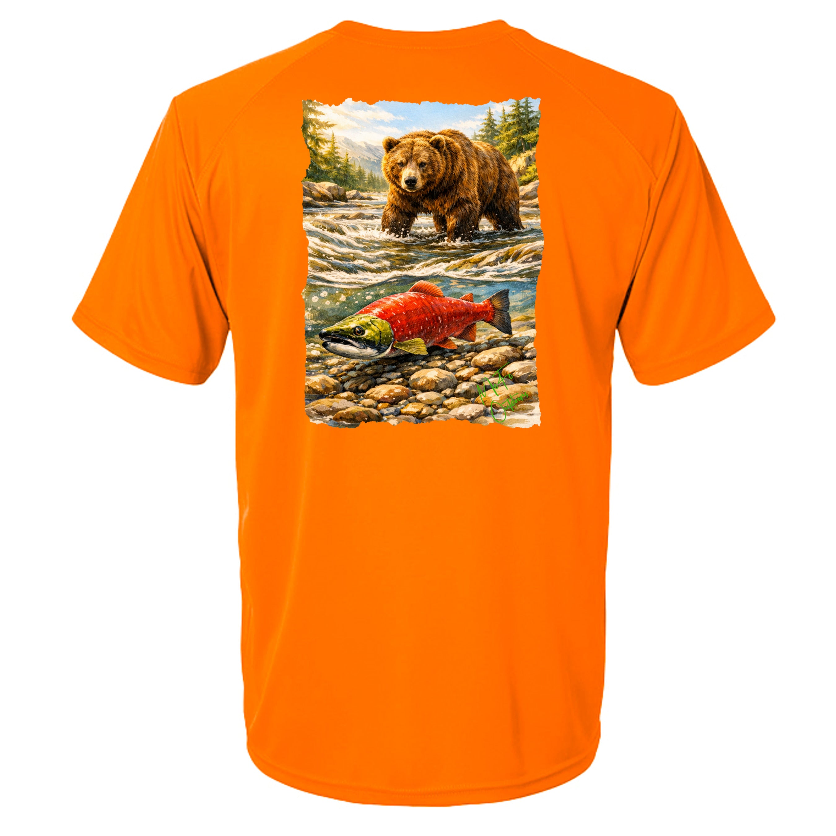 Neon Orange - 200 - BACK