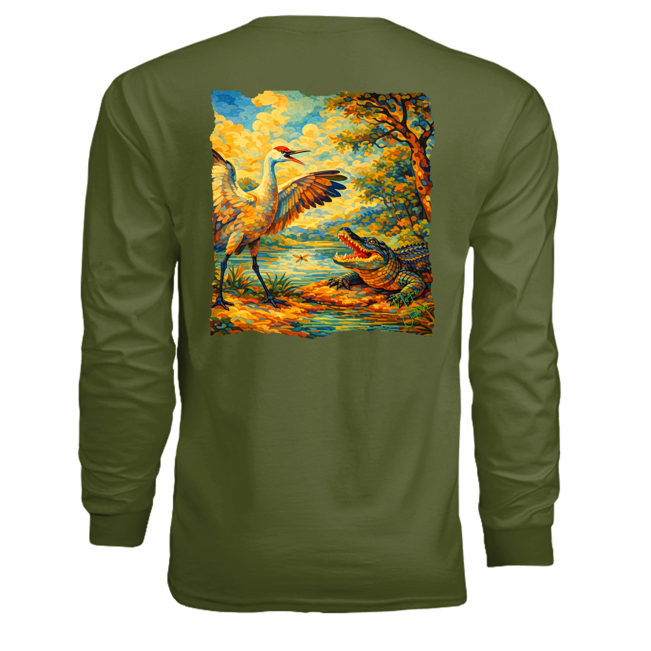 MILITARY GREEN - N3165 - BACK