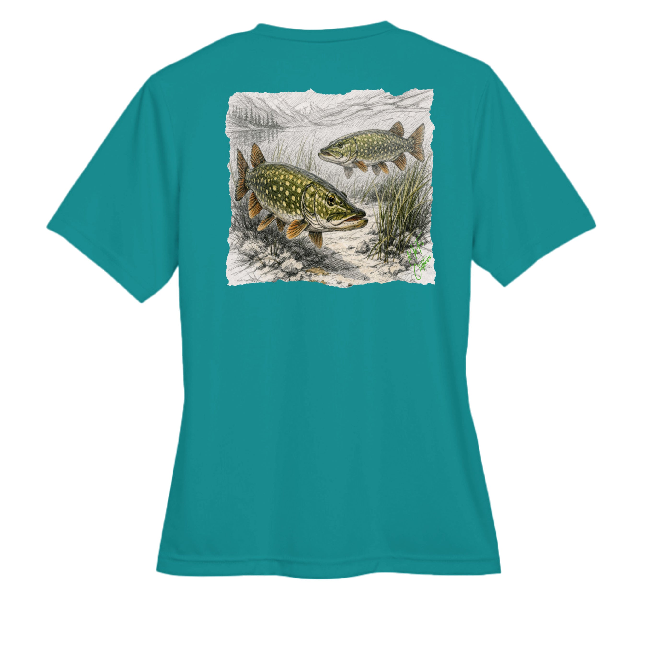 Clear Teal - TT11W - BACK