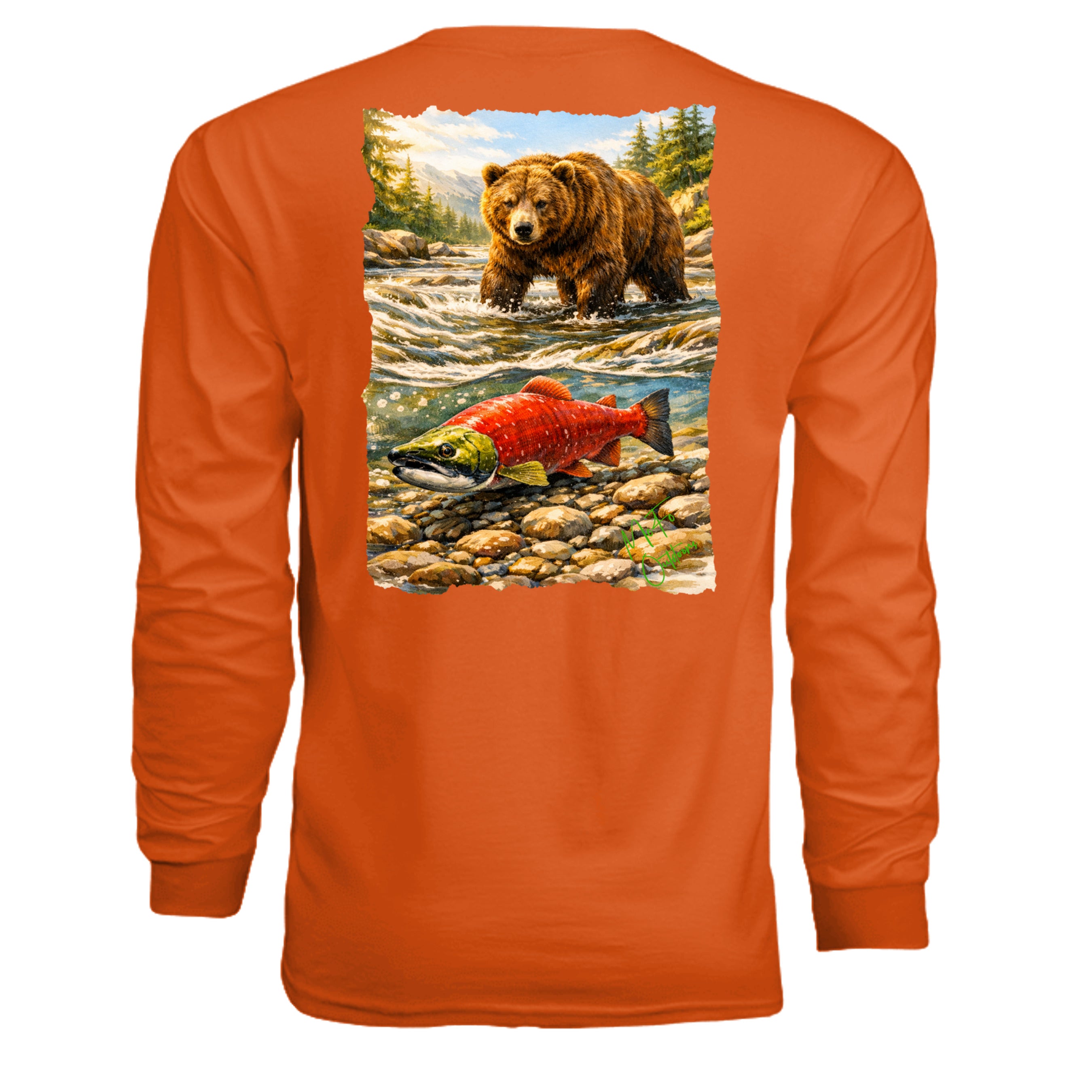 ATHLETIC ORANGE - N3165 - BACK