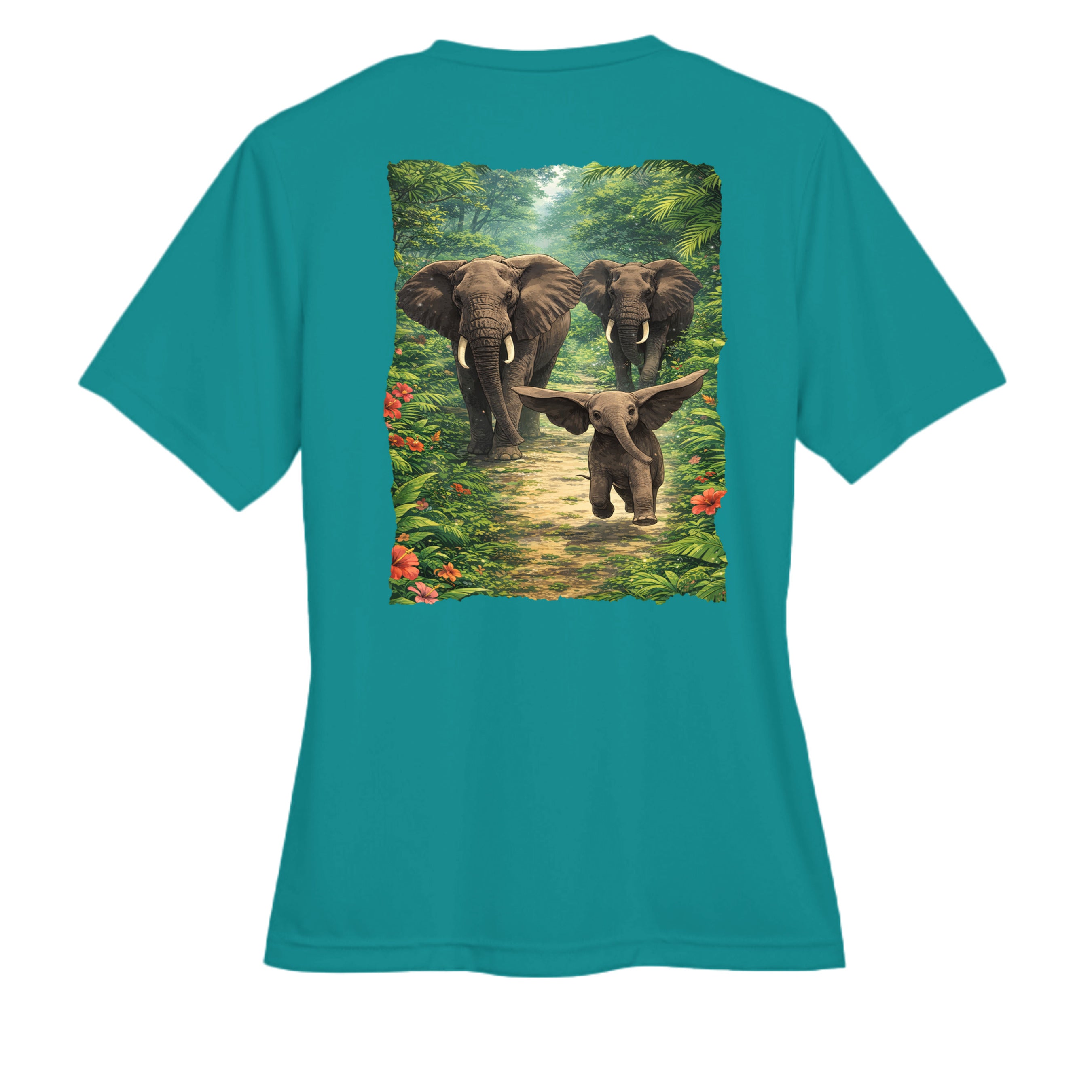Clear Teal - TT11W - BACK