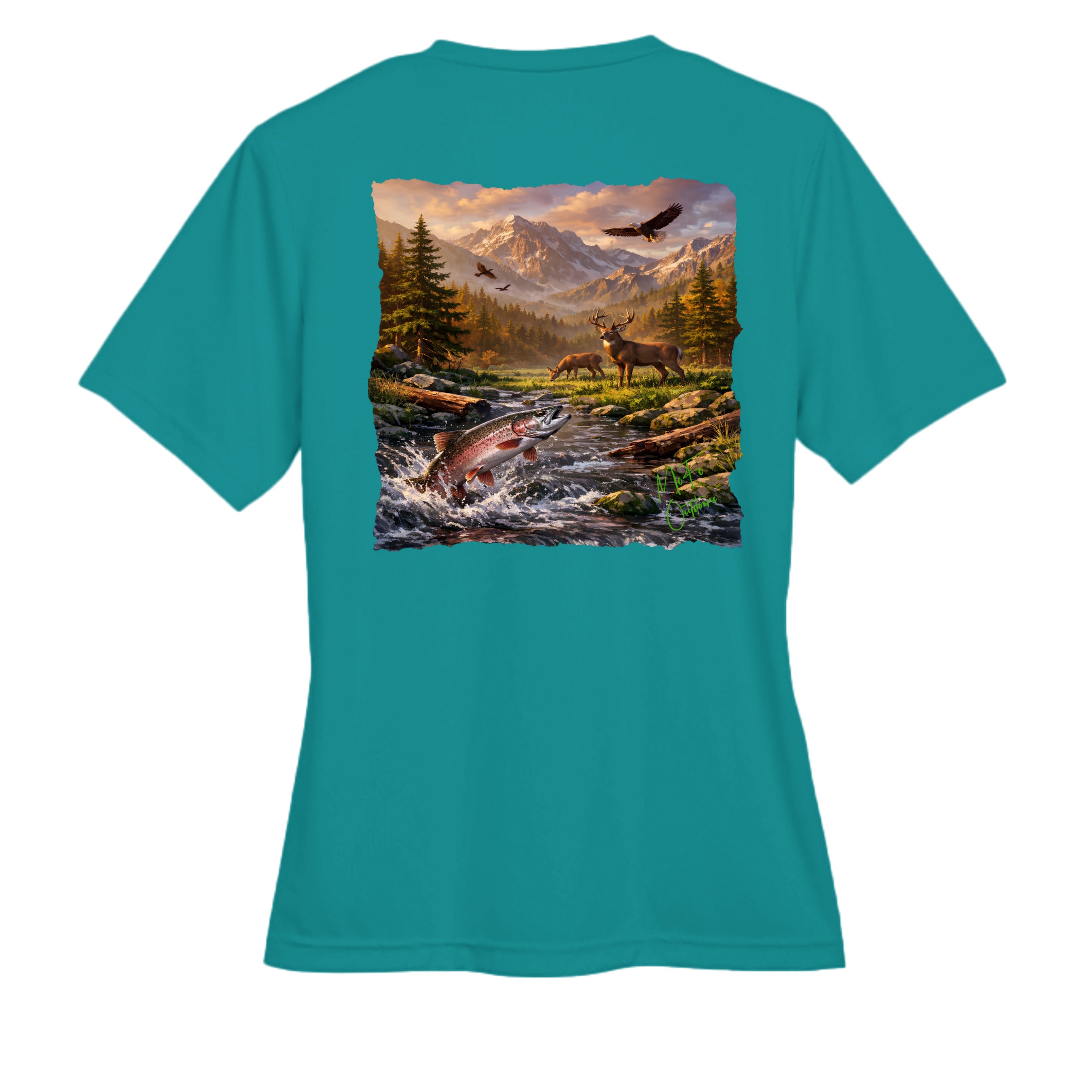 Clear Teal - TT11W - BACK